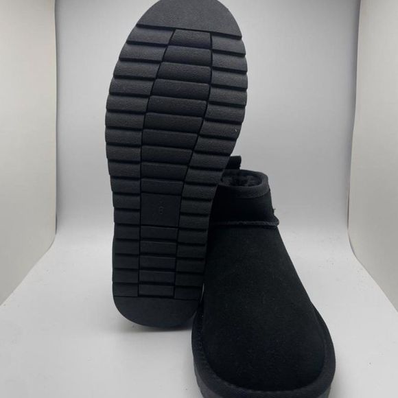 CUSHIONAIRE Women's Cozy pull on boot BLACK 8 - Picture 5 of 6